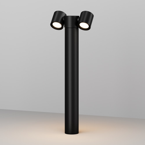 Купить Ландшафтный светильник Wall Street  50W IP54 Черный Maytoni O010FL-02B в rum24.ru