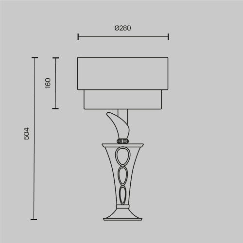 Купить Настольный светильник Lillian в rum24.ru фото: 7