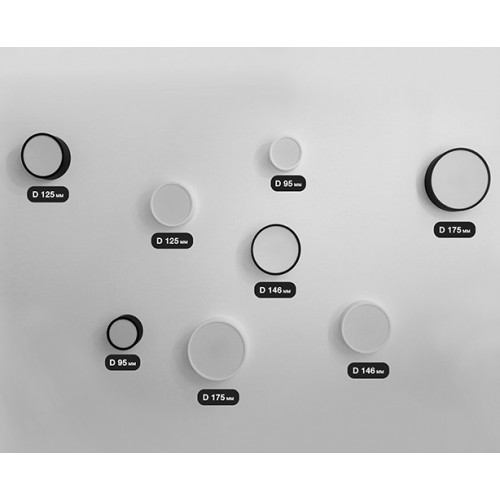 Купить Накладной светильник ITALLINE M04-525-125 black 3000K в rum24.ru фото: 5