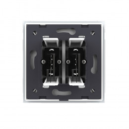 Розетка мультимедийная двойная AUDIO RCA LIVOLO белая VL-C792AD-11