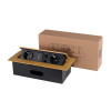 Купить Розетка горизонтальная выдвижная 2 Euro 16A, 2 USB A с блоком 5В/2.1А, 2 RJ45 RocketSocket, проводка, цвет золотой в rum24.ru фото: 7