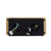 Купить Розетка горизонтальная выдвижная 2 Euro 16A, 2 USB A с блоком 5В/2.1А, 2 RJ45 RocketSocket, проводка, цвет золотой в rum24.ru фото: 6