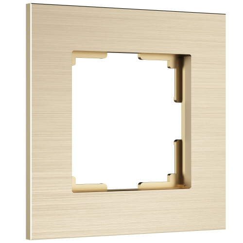 Купить Рамка из металла на 1 пост АluMax шампань алюминий в rum24.ru