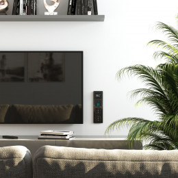 Выключатель двухклавишный с подсветкой (черный акрил) Werkel W1120148