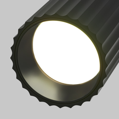 Купить Трековый рифленный светильник Calipso Maytoni GU10 черный TR218-1-GU10-BK в rum24.ru фото: 3