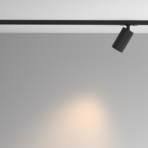 Купить Трековый рифленный светильник Calipso Maytoni GU10 черный TR218-1-GU10-BK в rum24.ru фото: 5