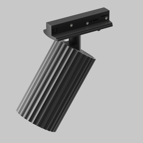 Купить Трековый рифленный светильник Calipso Maytoni GU10 черный TR218-1-GU10-BK в rum24.ru фото: 6