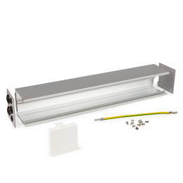 Настольный розеточный блок 16 мод. (8 мод. 45х45) DDSB16