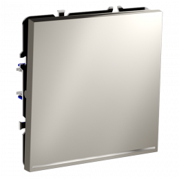 Проходной переключатель встраиваемый VOLTUM S70 одноклавишный с подсветкой (кашемир) VLS010403