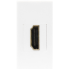 Купить Розетка HDMI, 1мод., бел. (22.5х45мм) DECF29W в rum24.ru