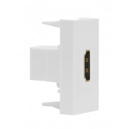 Розетка HDMI, 1мод., бел. (22.5х45мм) DECF29W