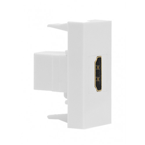 Купить Розетка HDMI, 1мод., бел. (22.5х45мм) DECF29W в rum24.ru фото: 2
