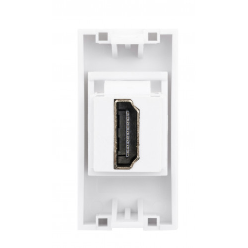 Купить Розетка HDMI, 1мод., бел. (22.5х45мм) DECF29W в rum24.ru фото: 3
