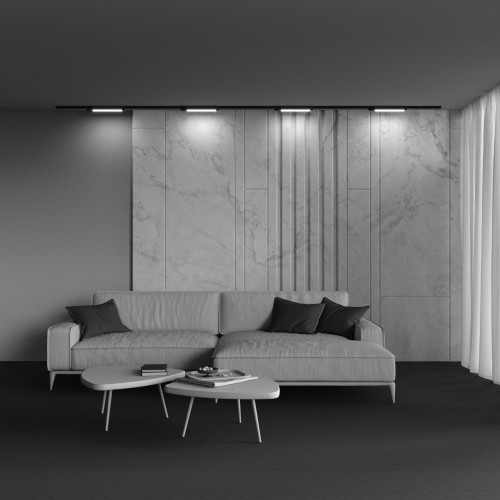 Купить Трековый линейный светильник BASIS Maytoni 12 Вт 4000К 40 см черный TR000-1-12W4K-B в rum24.ru фото: 6