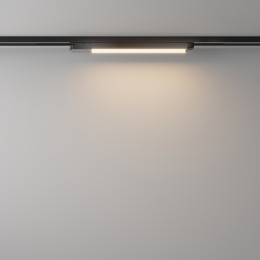 Трековый линейный светильник BASIS Maytoni 12 Вт 3000K 40 см черный TR000-1-12W3K-B