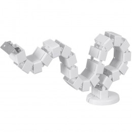 Кабель-канал вертикальный гибкий SquareDesign, пластик, белый, длина 0.792м DSCDSW