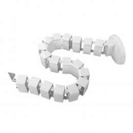 Кабель-канал вертикальный гибкий SquareDesign, пластик, белый, длина 0.792м DSCDSW