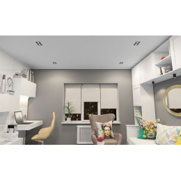 Встраиваемый светильник Denkirs DK3072-BK+WH