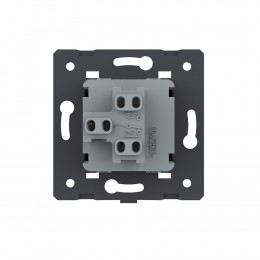 Одноклавишный механический выключатель Livolo, цвет шампань (механизм), VL-C7-K1-16