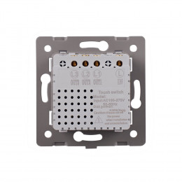 Трехклавишный сенсорный выключатель LivoloTouch EU стандарт для панели Livolo (механизм)