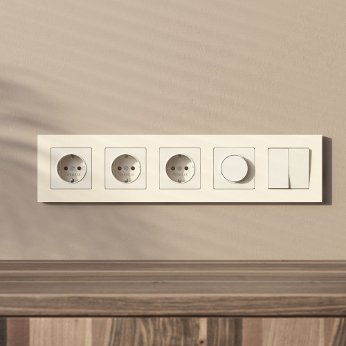 Купить Рамка из поликарбоната на 5 постов Slab айвори софт в rum24.ru фото: 2