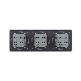 Розетка электрическая тройная 220В LIVOLO белая VL-C7C3EU-11