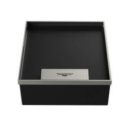 Лючок в пол 24 мод. (12 мод. 45х45 мм.), металл DFB24MLVL