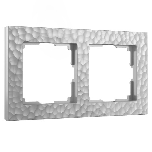 Купить Рамка из поликарбоната на 2 поста Hammer серебряный в rum24.ru