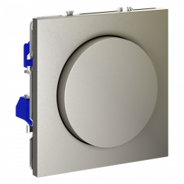 Светорегулятор встраиваемый VOLTUM S70 поворотно-нажимной 600 Вт, (шелк) VLS070304