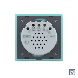 Одноклавишный сенсорный диммер Livolo, 1 пост, цвет зеленый