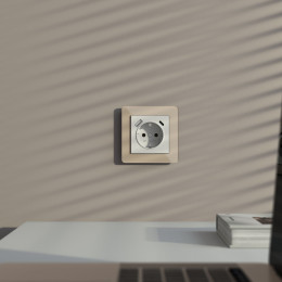 Рамка из акрила на 1 пост Acrylic айвори