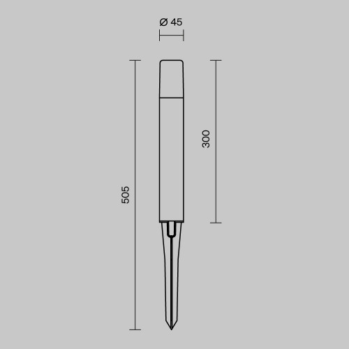 Купить Ландшафтный светильник Talpa 3000 3W IP65 Черный Maytoni O416FL-L3B3K1 в rum24.ru фото: 6