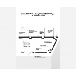 Соединитель для шинопровода ITALLINE IT012-5034 black