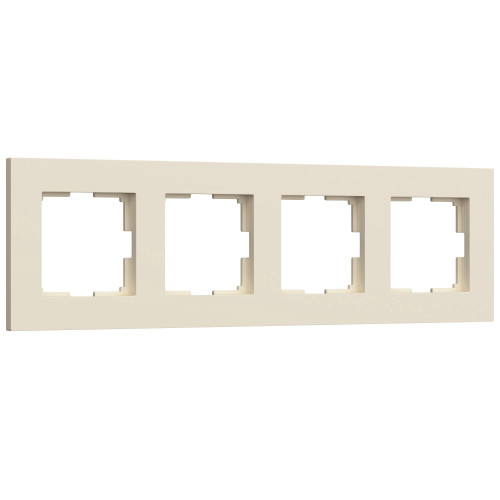 Купить Рамка из поликарбоната на 4 поста Slab айвори софт в rum24.ru