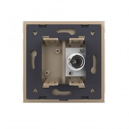 ТВ-розетка LIVOLO золотая VL-C791V-13