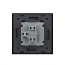 Механический выключатель Livolo 1 клавиша Черный