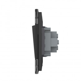 Механический выключатель Livolo 1 клавиша Черный