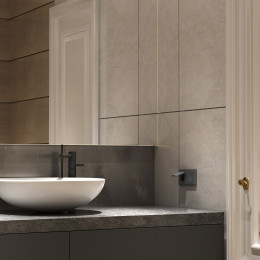 Рамка из поликарбоната на 2 поста Stark графит матовый