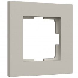 W0012917/ Рамка на 1 пост Slab (дымчатый софт)