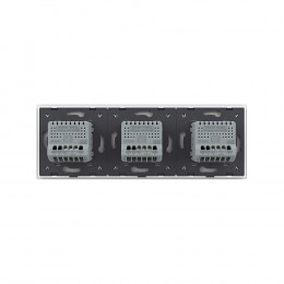 Сенсорный выключатель Livolo 3 клавиши (1+1+1), 3 поста Белый VL-C703-11