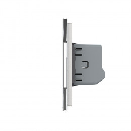 Сенсорный выключатель Livolo 3 клавиши (1+1+1), 3 поста Белый VL-C703-11