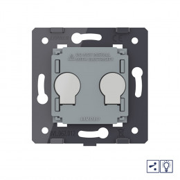 Двухклавишный проходной сенсорный диммер Livolo (механизм) VL-FC2SD2-2G
