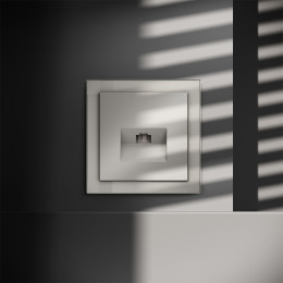 Розетка компьютерная встраиваемая VOLTUM S70 RJ45 кат.6, (кашемир) VLS060103