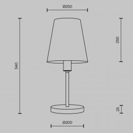 Настольный светильник Lira