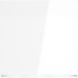 Выключатель встраиваемый VOLTUM S70 одноклавишный с подсветкой (белый глянцевый) VLS010201