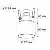 Купить Встраиваемый светильник ITALLINE DL 3025 black в rum24.ru фото: 7
