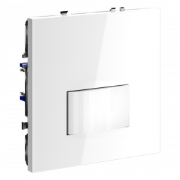 Датчик движения встраиваемый VOLTUM S70, (белый глянцевый) VLS070501