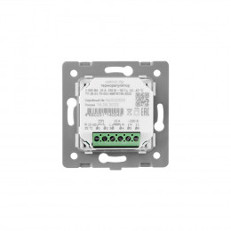 Терморегулятор Welrok PRO для рамки LIVOLO с электронным управлением, датчик воздуха, датчик пола 3 м, цвет белый (механизм)