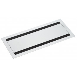 Настольный встраиваемый розеточный блок с откидной крышкой 12 мод. (6 мод. 45х45) DDSB12HLAL