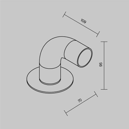 Купить Ландшафтный светильник Sleek 3000 2W IP65 Графит Maytoni O477FL-L2GF3K1 в rum24.ru фото: 7